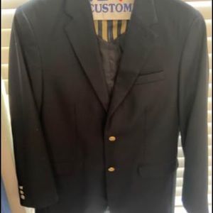 Nautica Navy Blue Sports Coat, Gold buttons